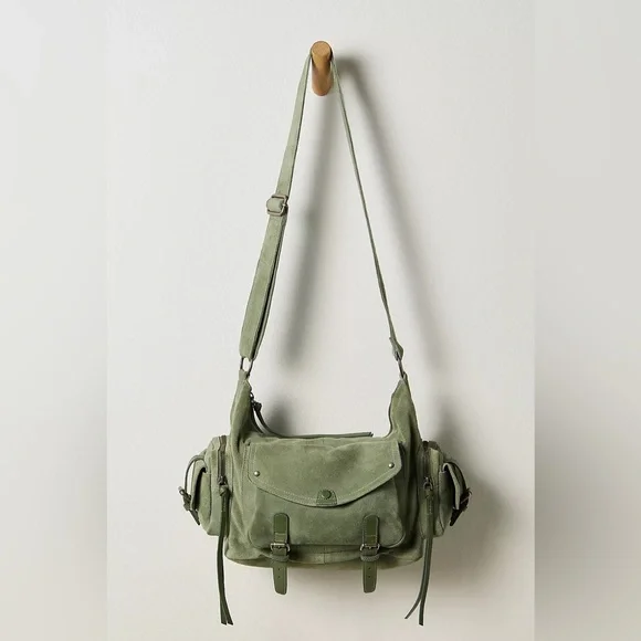 Free People Suede Shoulder Bag - Picture 1 of 17